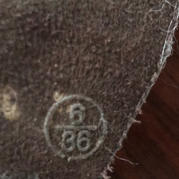 Bamboo  vegan  suede vegan fur cuffed side zipper high boots Size 6/36 - Picture 12 of 12